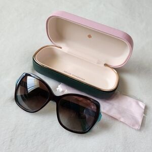 EUC Kate Spade Karalyn Polarized Square Sunglasses with Case